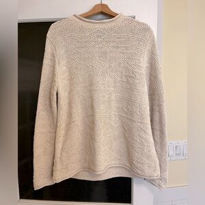 Ralph Lauren green label silk and linen sweatshirt.